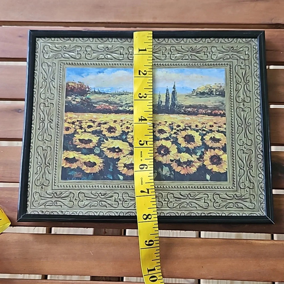 Framed Sunflower Print with Frame Stand - Picture 6 of 6